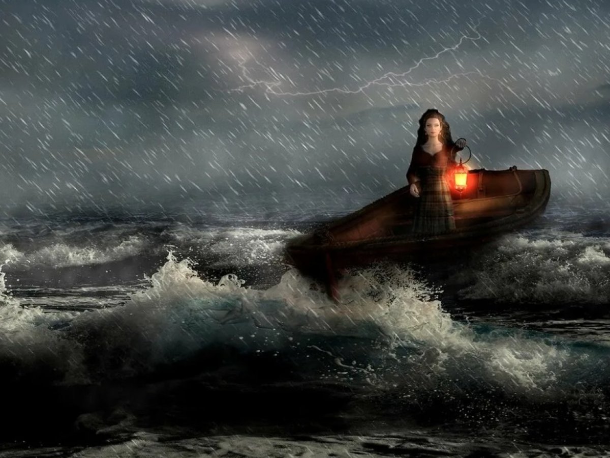 Песня люди как корабли. Энди Симмонс пейзаж море шторм. Лодка в шторм. Буря лодка. Лодка в море шторм.